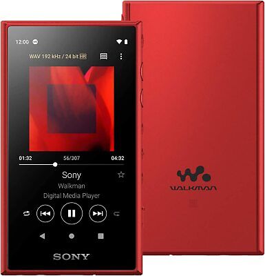 SONY WALKMAN NW-A105 16GB Hi-Res Audio Player Black Red SONY WALKMAN NW-A105 16GB Hi-Res Audio Player Black Red