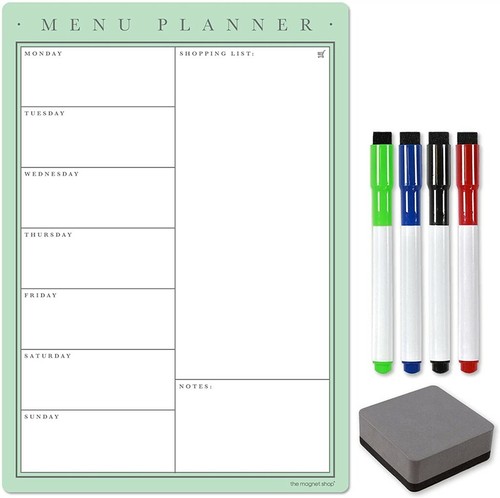 Magnetic Weekly Planner White Board for Fridge, Dry Wipe Calendar and Memo Board - Picture 71 of 92