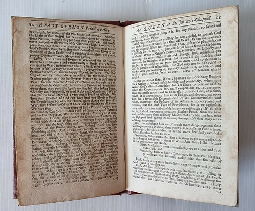 1707 /A SERMON PREACHED BEFORE THE QUEEN /WILLIAM DAWES / 2ND EDITION /BIBLE INT - Picture 5 of 7