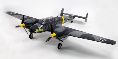 Dynam Messerschmitt BF 110 ME EPO 1500mm PNP V2 Warbird WWII 2motorig Brushless - Bild 5 von 24