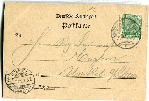 Litho AK Königswinter,Hotel Rosenau,Siebengebirge,bei Rhöndorf,Bad Honnef 1901 - Picture 2 of 2