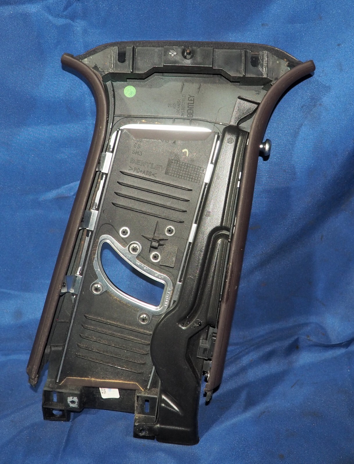 2006-2012 Bentley Continental Flying Spur Driver Left B-Pillar Seatbelt Trim OEM
