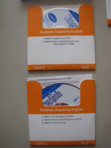Houghton Mifflin English Leveled Practice CD-ROM and 6- LV 2 English CD's - Picture 5 of 10