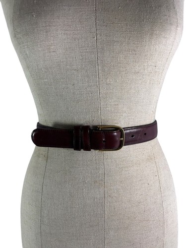 COACH 5600 Burgundy Leather Men's Belt Made In New York City USA 90/36 - Picture 10 of 10