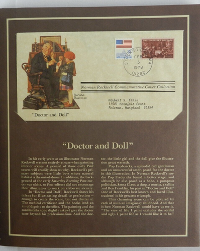 1978 Normal Rockwell Cover Collection, Eight Covers - Vintage First Day Covers - Bild 8 von 21
