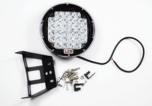 2x 12-24V LED Jumbo Rund Halogen 96W Scheinwerfer für Scania Renault Lkw - Bild 2 von 4