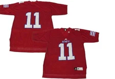 New Southern Methodist SMU Mustangs #11 Mens Sizes S-M-L-XL Adidas Red Jersey
