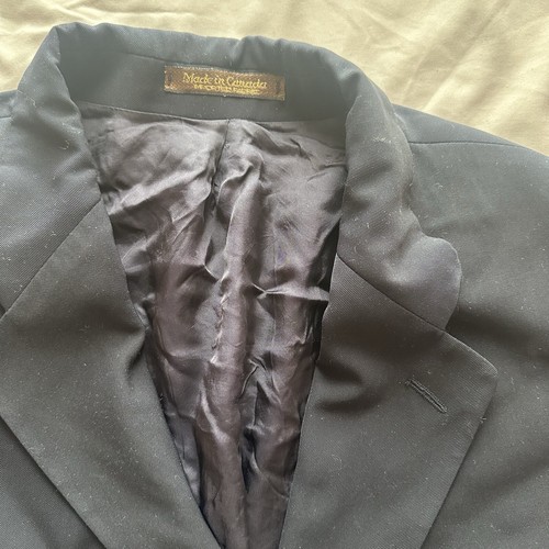 Perry Ellis America 46R Black 3-Button Men's Suit Jacket - Picture 4 of 8