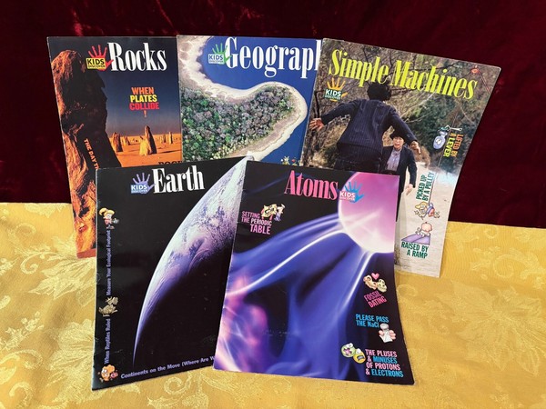 Lot of 5 Kids Discover Magazines Homeschool Physical Science Geography Magazine