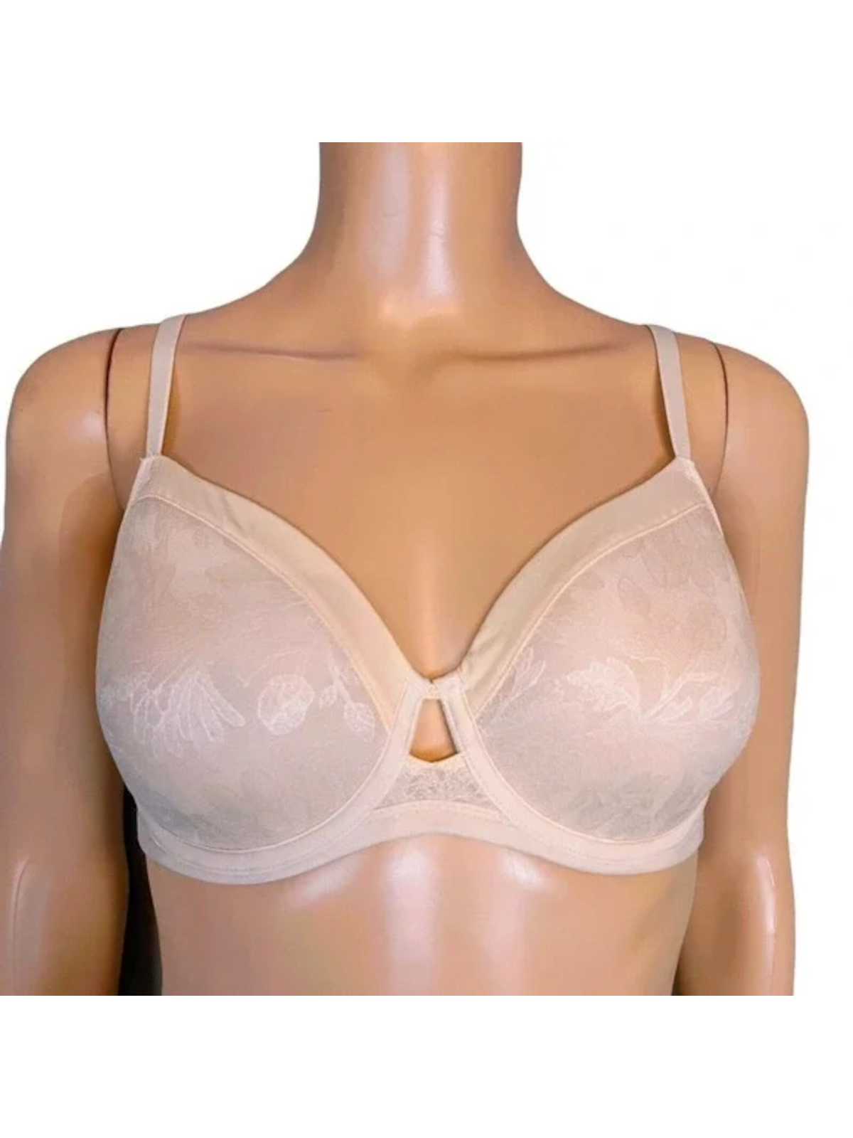 Бюстгальтер SOMA Intimates с розовой подкладкой из пенопласта с замочной скважиной и регулируемым цветочным рисунком на косточках 34DD