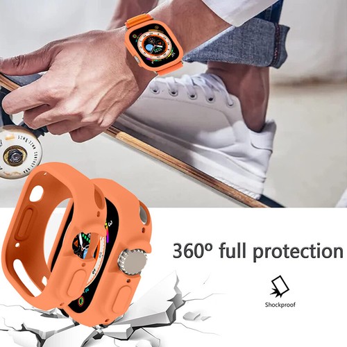 Do Apple Watch Ultra2 Ultra 49mm Candy Case Rama Shell Cover Miękki zderzak TPU - Zdjęcie 5 z 29