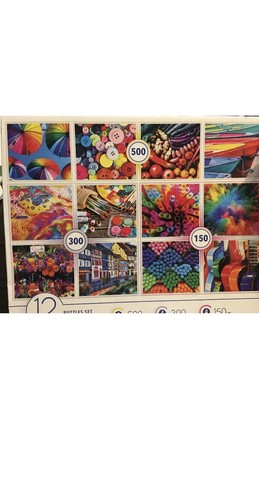 12 Pack Cardinal Puzzles 4 with 500 pieces 4 with 300 pieces 4 with 150 pieces - Picture 3 of 7