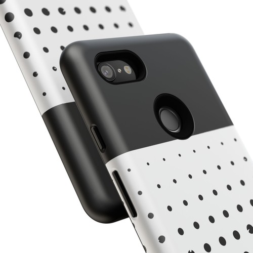 Robuste Handyhülle schwarz & weiß gepunktet für iPhone, Samsung Galaxy, Googl Pixel - Bild 198 von 285