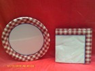 Gingham Fun Paper Napkins & Plates ( Celebrations )