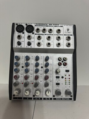 ベリンガー MX 602A Behringer Eurorack MX 602A 6 Channel Compact Mixer Working