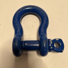 Campbell 1" Blue Carbon Steel Screw Pin Anchor Shackle 8-1/2 Ton WLL USA 5411605