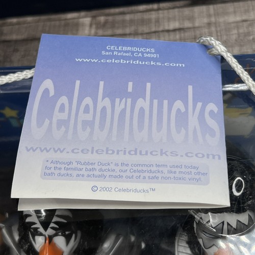 VTG 2002 KISS  RARE Celebriducks 1st Edition Ace Gene Peter & Paul Rubber Ducks - Picture 5 of 11