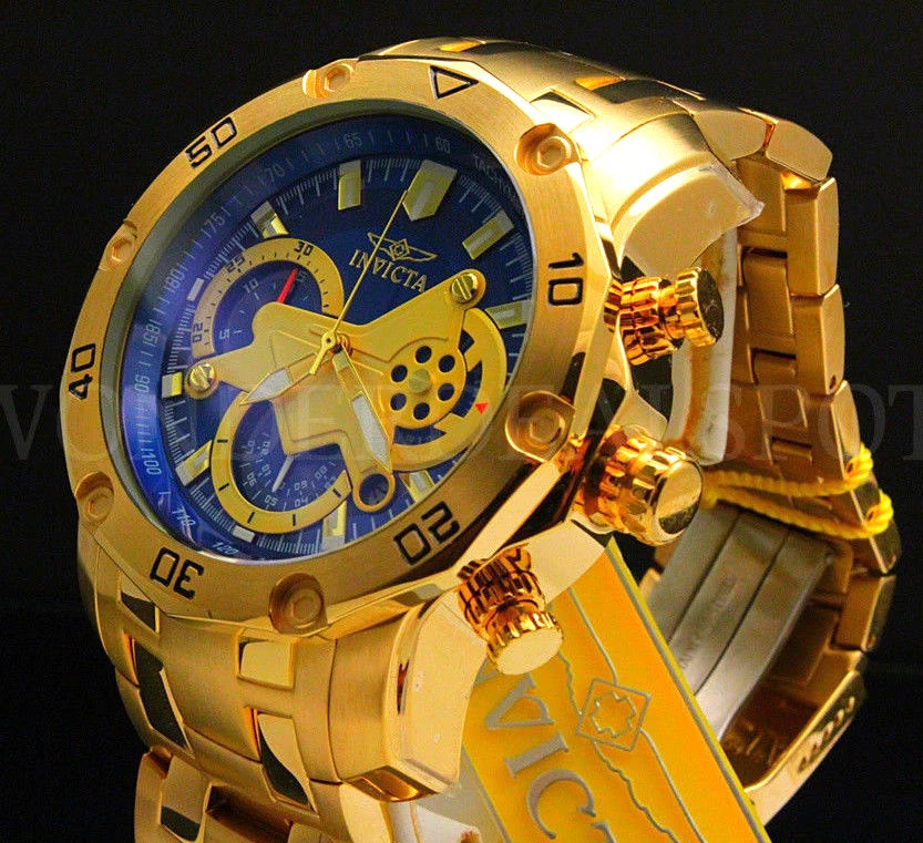 Reloj invicta online enchapado en oro