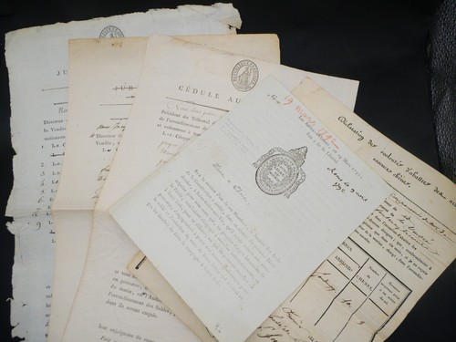 Vendée - Lote De Manuscritos Y Autógrafos