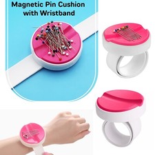Magnetic Wrist Strap Sewing Pin Holder Silicone Wrist Bracelet Band