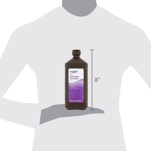 Equate 3% Hydrogen Peroxide Liquid Antiseptic, 32 fl oz (Choose Your Pack) - Picture 13 of 19