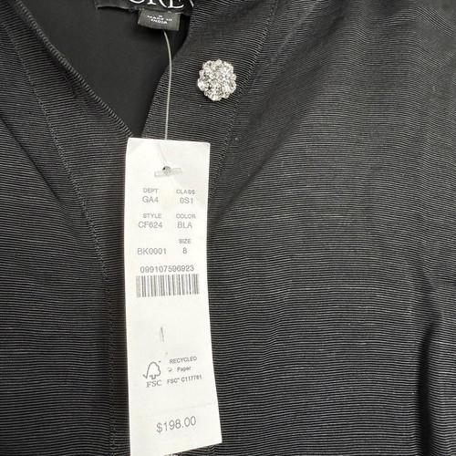 J.CREW Collection Black Jewel Button Shirt Dress Size 10 - Picture 4 of 8