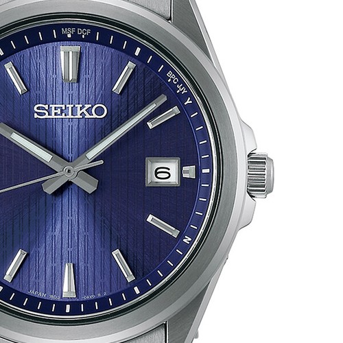 Reloj Pulsera SEIKO SBTM349 SELECCIÓN S Serie Solar Azul SS Analógico Hombres Sin Usar - Imagen 4 de 4