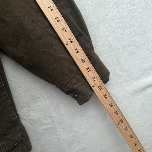 The Australian Outback Collection Jacket Mens L Green Full Zip Chore Canvas - Picture 9 of 13