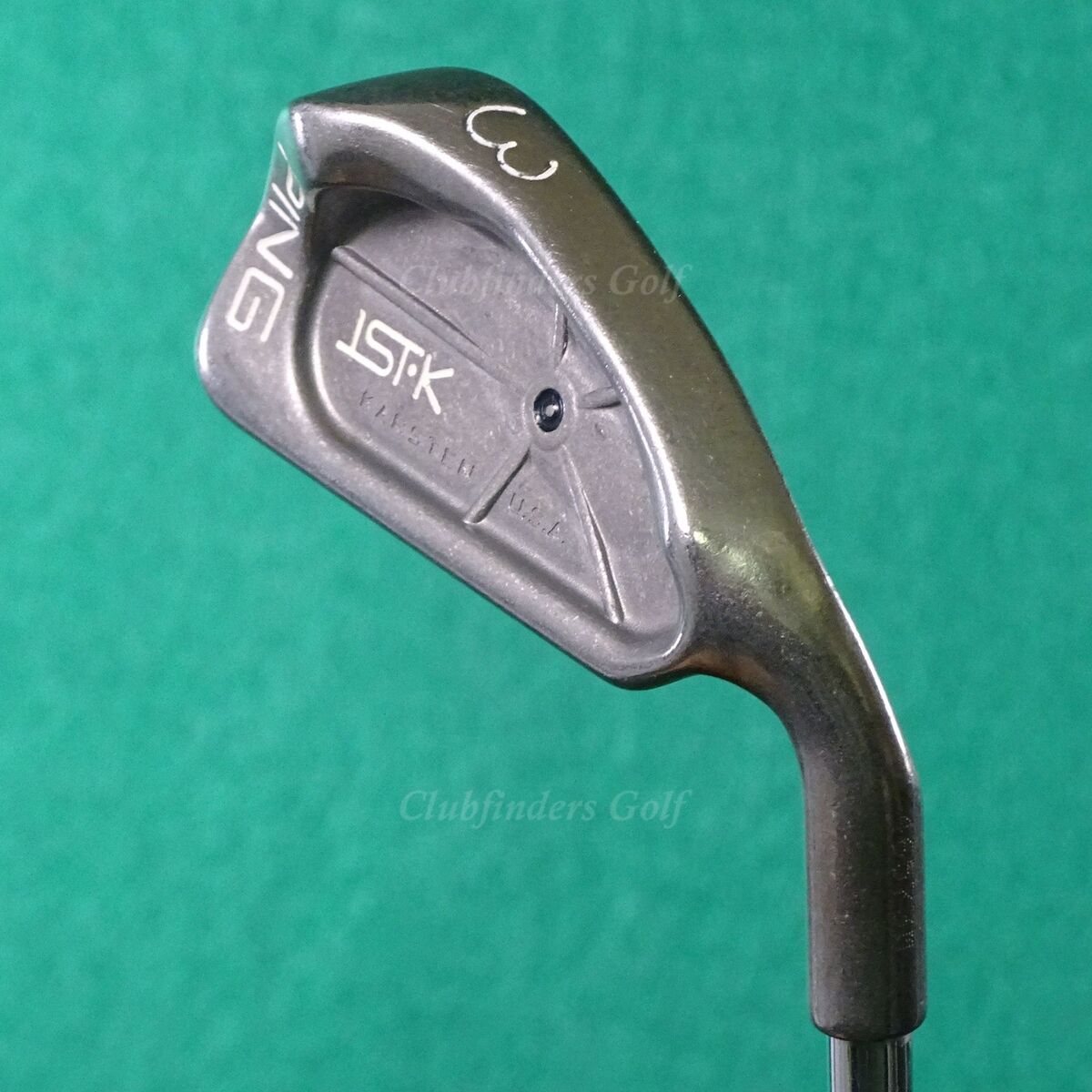Ping ISI Green Dot Karsten 3 Iron Regular Steel Shaft GolfPride Grip Ping ISI Green Dot Karsten 3 Iron Regular Steel Shaft GolfPride Grip
