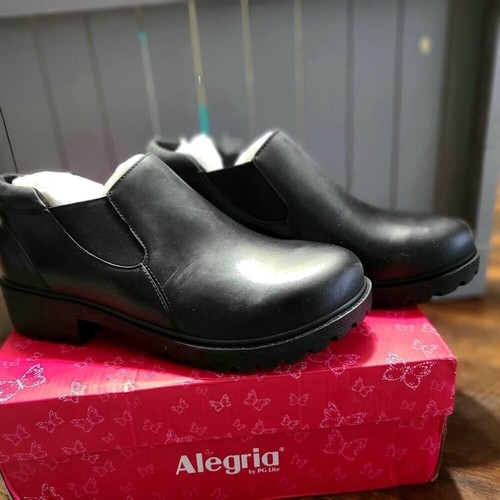 Neu mit Karton Alegria Ramona Damen Leder Stiefeletten geölt schwarz 9,5 - 10 40 EUR - Bild 1 von 9