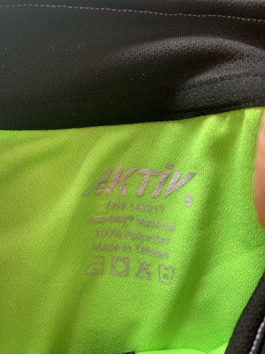 Neu mit Etikett Aktiv Sports Herren Gr. S Radfahren Radfahren Kurzarm Trikot Oberteil grün - Bild 6 von 6