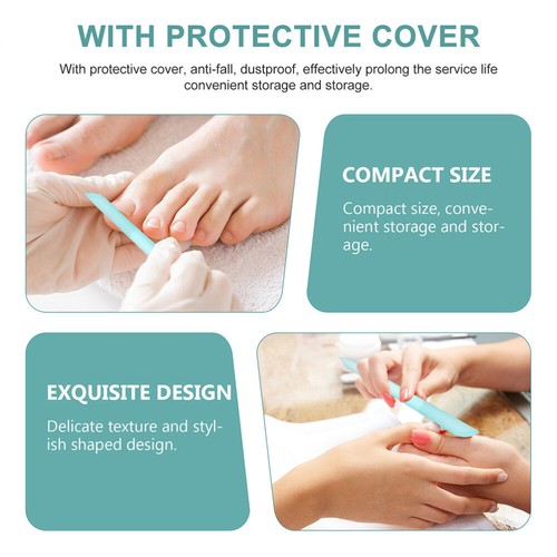 3 tendance Pcs Lime À Ongles En Verre Manquer Outils De Manucure Professionnels Tampon