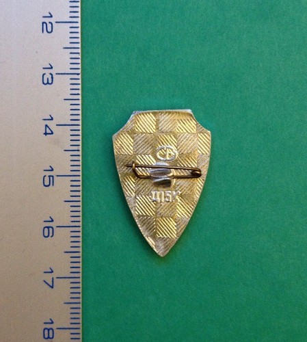 USSR Pinback The Motherland calls! Great Patriotic War WWII Soviet Vintage badge - Picture 4 of 4