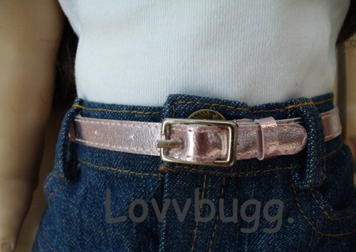 Rosa matte Gürtel für American Girl 18" oder Baby Puppe Kleidung KOSTENLOSER VERSAND HINZUGEFÜGT! LovvU! - Bild 8 von 9