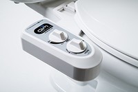 Aimtowash Bidet Attachment, Dual Nozzle, Self Cleaning, Mechanical Bidet, Non-el on sale Aimtowash Bidet Attachment, Dual Nozzle, Self Cleaning, Mechanical Bidet, Non-el on sale
