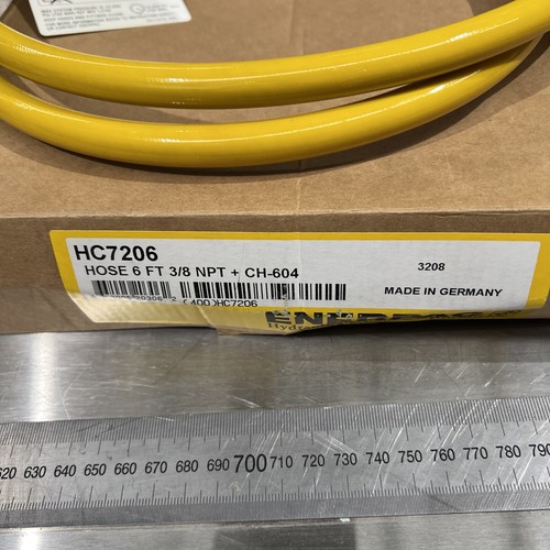 Enerpac Hose HC7206 6ft 3/8 npt + ch-604 made in germany - Picture 2 of 6