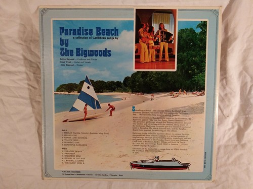 The Bigwood, Paradise Beach 1972 UK REGGAE VINYL LP (VG+ playtested) cover EX - Picture 4 of 6
