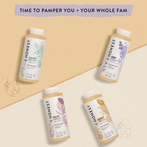 The Honest Company Foaming Bubble Bath | Gentle for Baby | Naturally Derived, Te - Picture 8 of 10