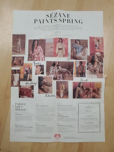 Rare SÉZANE Paints Spring With GEOFFROY PITHON Artist poster Art 23 x 16.5 Inch - Picture 3 of 4