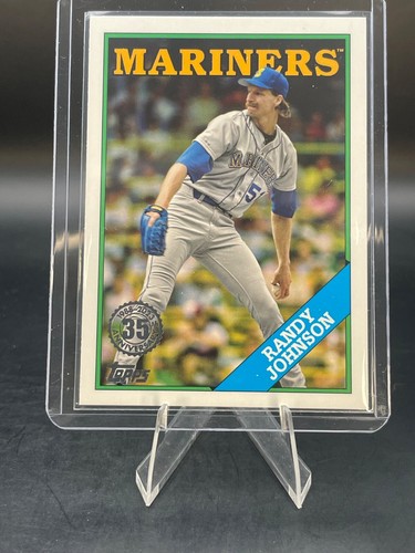 2023 Topps Series 2 RANDY JOHNSON 1988 Anniversary THROWBACK #2T88-45 MARINERS - Picture 3 of 5