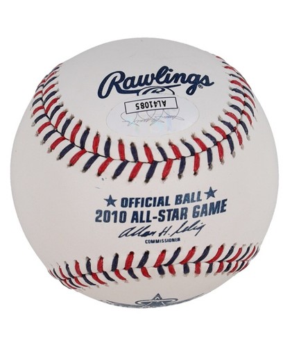 Neftali Feliz Signed 2010 All-Star Game Baseball ROY Inscriptions JSA Rangers - Picture 3 of 3