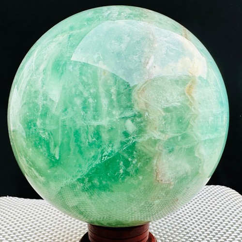 7750G Natural Fluorite Quartz Crystal Ball Sphere Polished Mineral Healing AB179 - Picture 18 of 22