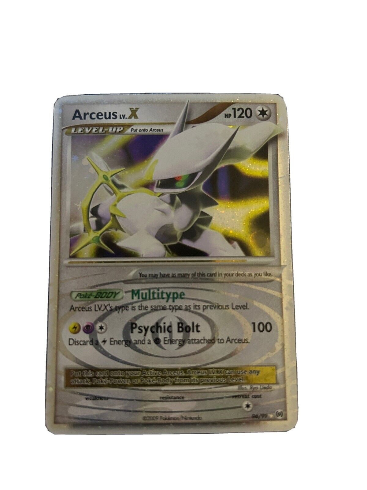 Arceus Lv.X, Hp:120* Pokebody: Multitype* Attacks: *Psychic…