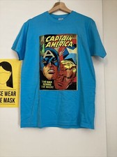 Image of Captain America Comic Style Print T-shirt