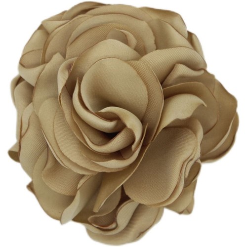 Vintage Fabric Big Rose Flower Brooch Fashion Dress Suit Corsage - Picture 13 of 20