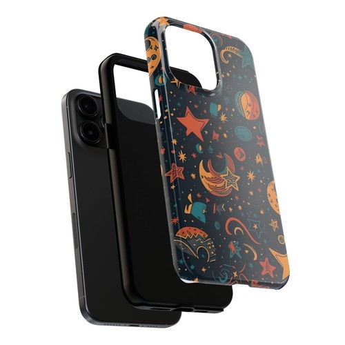 Custodie per telefono resistenti modello Start and Moon, iPhone e Samsung, telefono protettivo - Foto 29 di 29