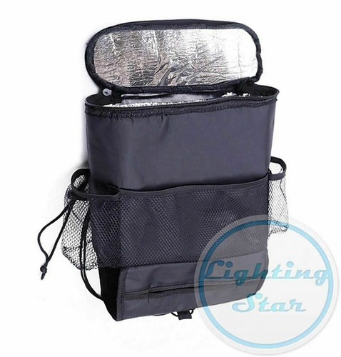 Black Car Back Seat Multi-Pocket Warm Keep Travel Storage Bag Organizer Holder - Bild 2 von 6