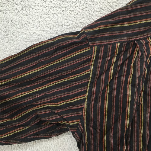 Sean John Button Up Long Sleeve Shirt Top Mens Big 5X Multicolor Cotton Striped - Picture 12 of 19