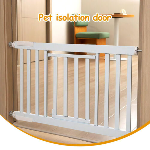 Metal Pet Gate Dog Door Fence Expandable Safety Stair Barrier Security Door - Picture 5 of 11