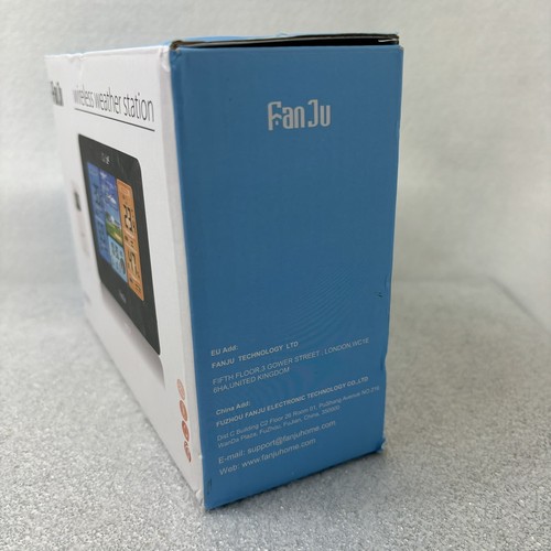 FanJu FJ3373 Digital Wireless Weather Station LCD FJ3373 Black - Picture 4 of 5